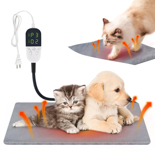 Smart Cat Heating Pad with Pressure Activated