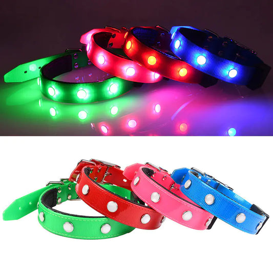 Adjustable Luminous Waterproof Collar for Pets