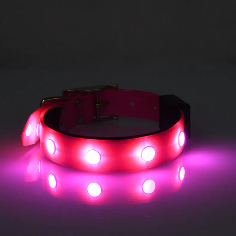 Adjustable Luminous Waterproof Collar for Pets