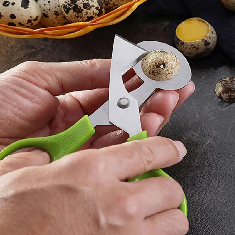 Stainless Steel Quail Egg Scissors Kitchen Gadget