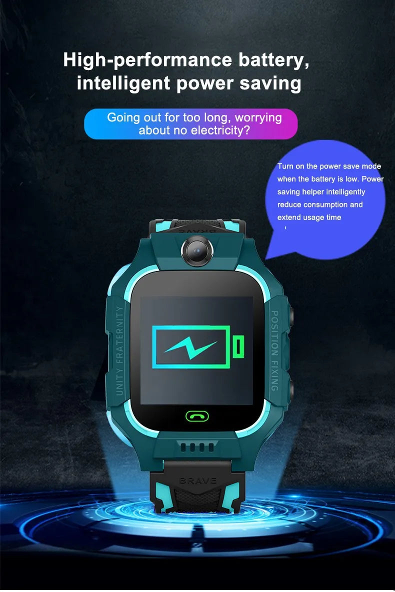 Kids Smart Watch with GPS Tracker & Waterproof Design
