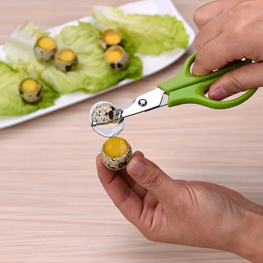 Stainless Steel Quail Egg Scissors Kitchen Gadget