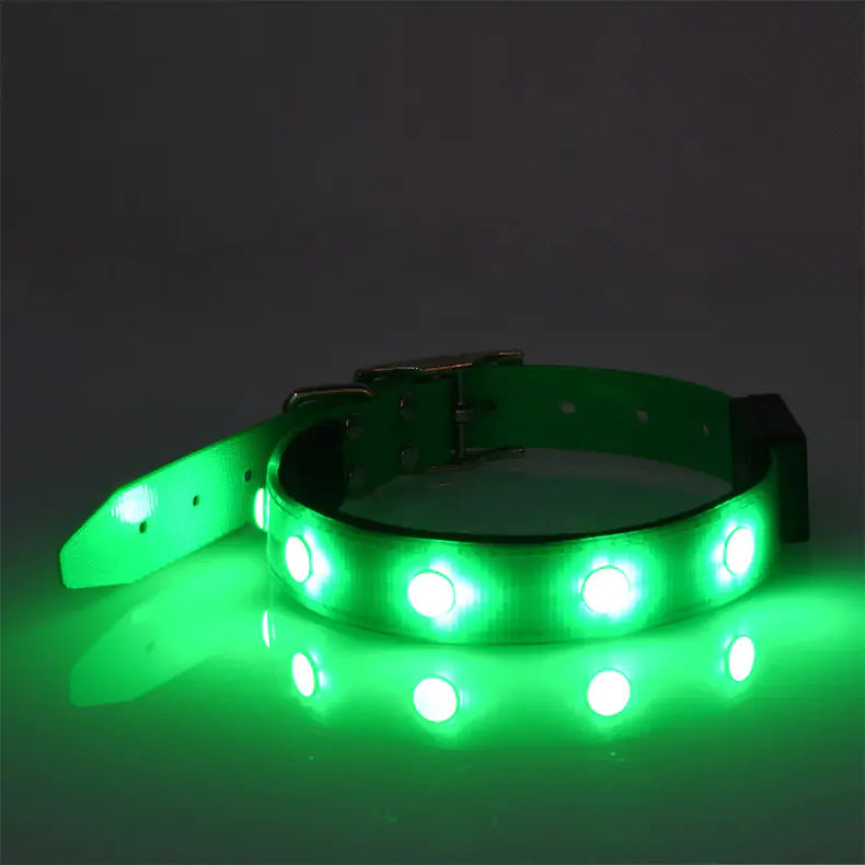 Adjustable Luminous Waterproof Collar for Pets