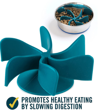 Spiral Detachable Slow Feeder Dog Bowl